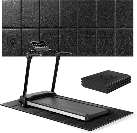 HAPBEAR Non Slip Treadmill Mat For Home Gym Floor Protection