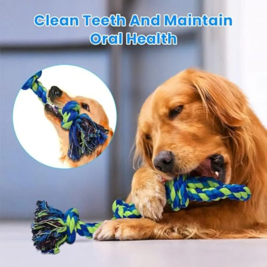 Heavy Duty Dog Nylon Rope Teeth Cleaning Tug Of War