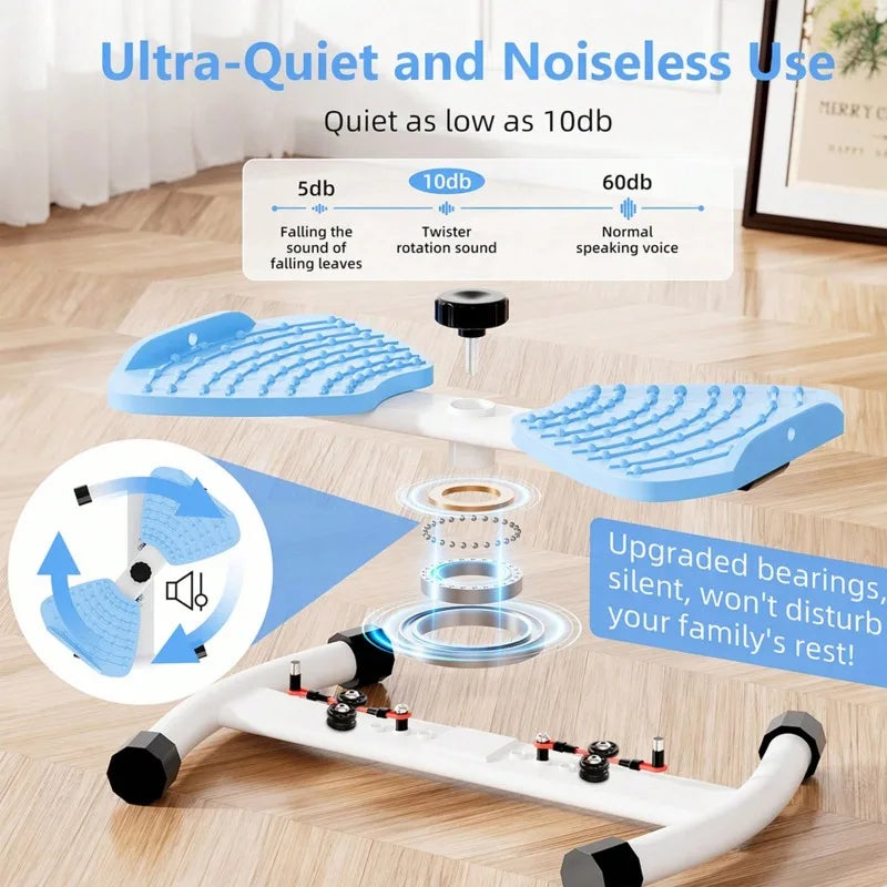 Multifunctional Twist Waist Disc Board With Resistance Bands