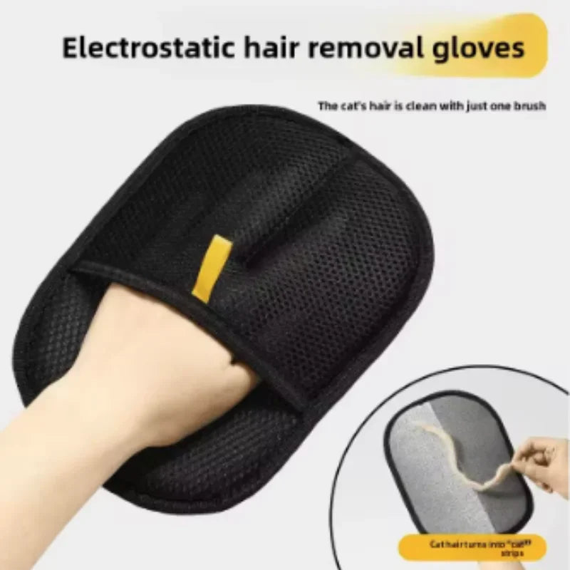 Pet Deshedding Grooming Gloves for Dogs Cats and Rabbits