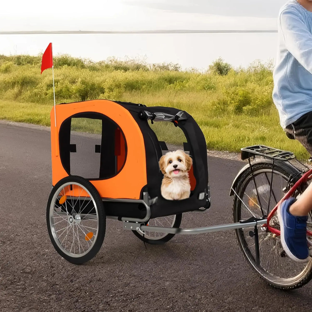 Twister CK Dog Bike Trailer Foldable Sturdy Carrier For Dogs