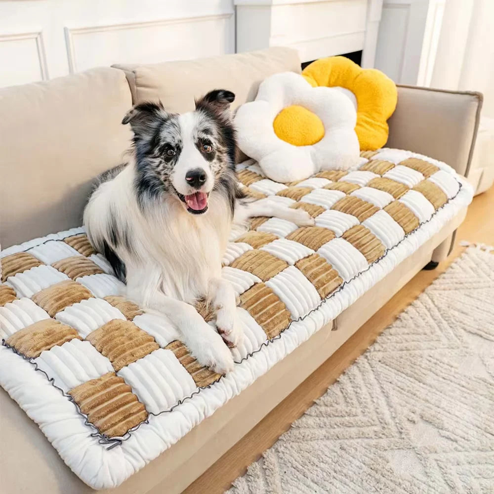 Warm Car Seat Dog Bed Mat With Anti-Slip Washable Cushion