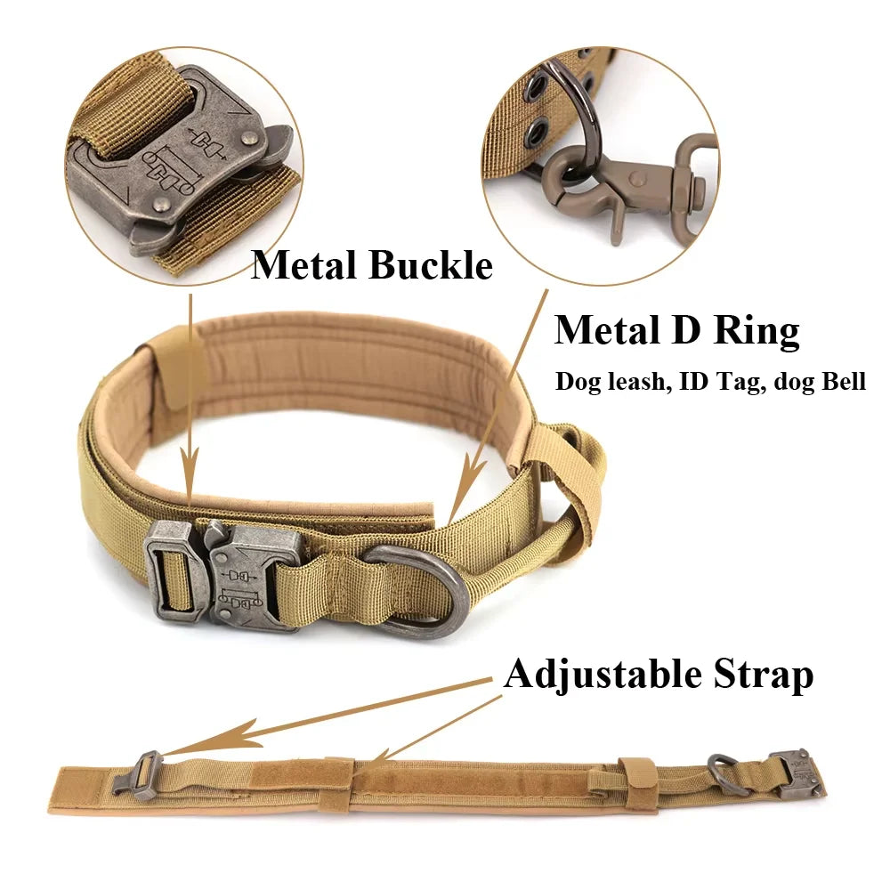 Dog Training Collar And Leash Set With Control Handle