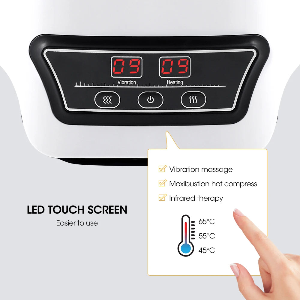 Hailicare Wireless Heated Knee Massager With Infrared Air Compression