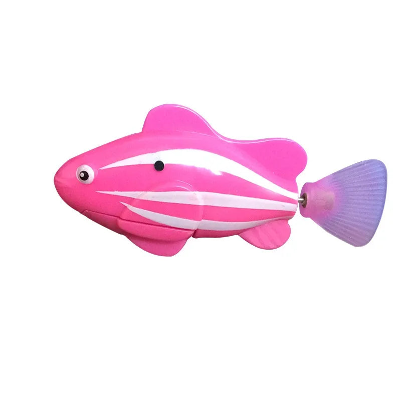 LED Interactive Cat Toy Swimming Robot Fish Stimulates Hunter Instincts