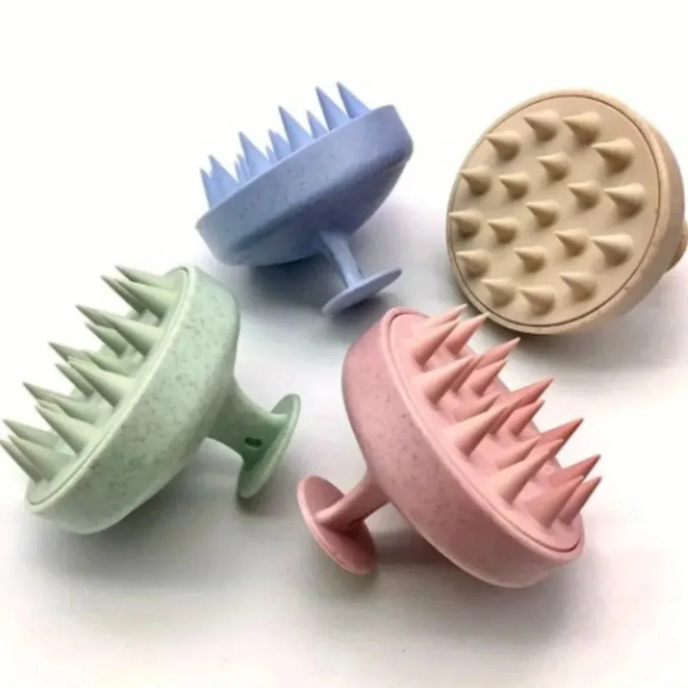 Soft Silicone Scalp Massage Brush For Daily Hygiene Care