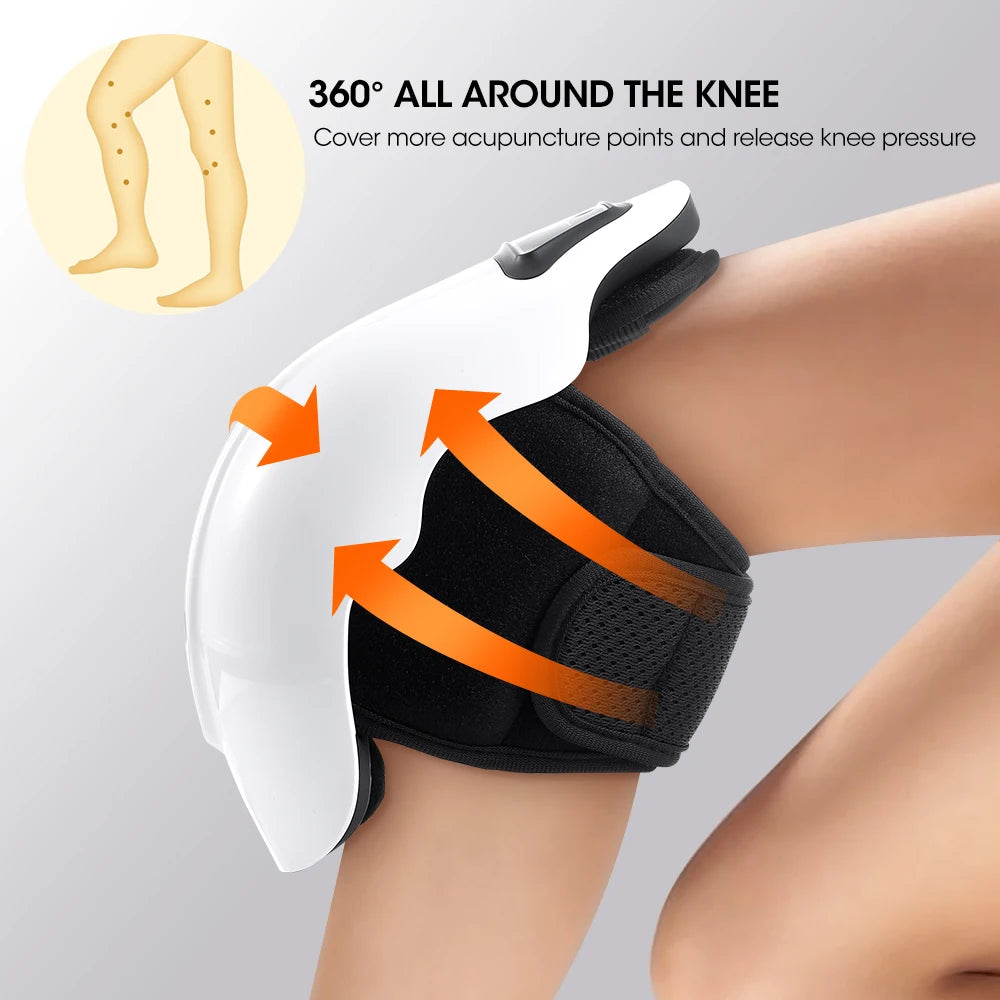 Hailicare Wireless Heated Knee Massager With Infrared Air Compression