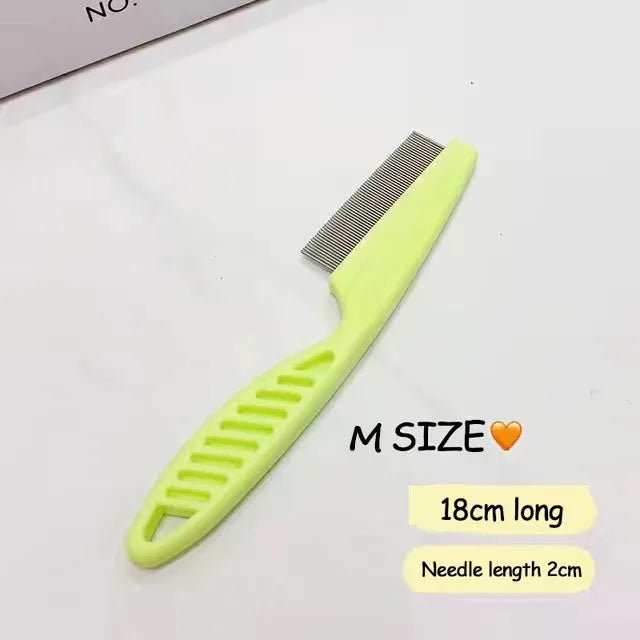 Stainless Steel Pet Hair Shedding Comb For Cats And Dogs