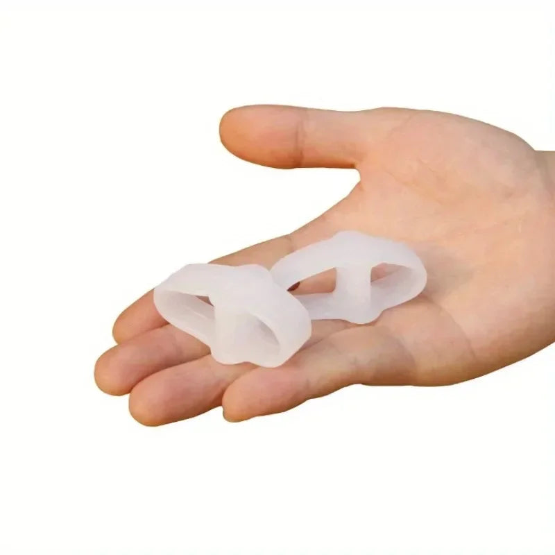 Soft Silicone Double Loop Toe Separators For Daily Foot Care