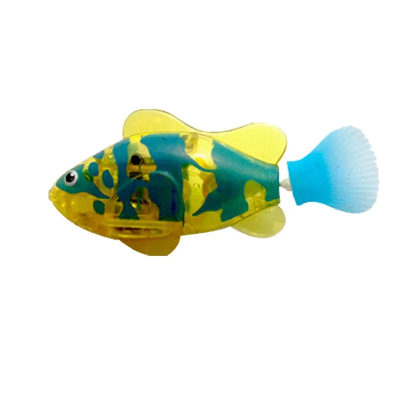LED Interactive Cat Toy Swimming Robot Fish Stimulates Hunter Instincts