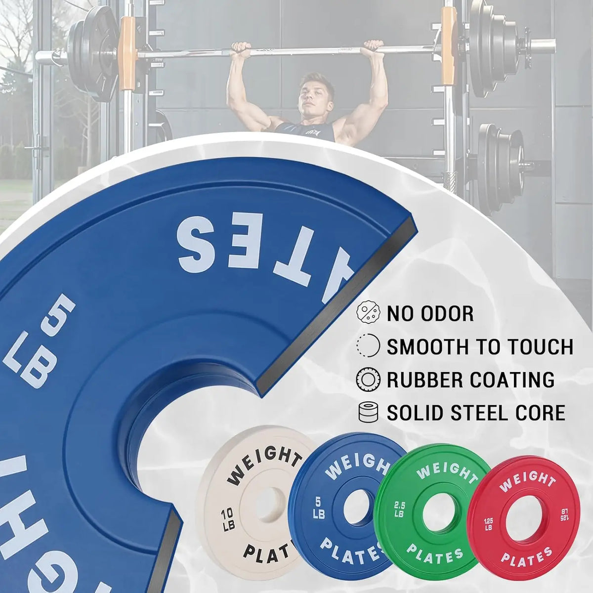 Twister.Ck Rubber Coated Fractional Weight Plates Set