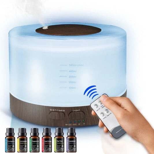 Ultrasonic Cool Mist Essential Oil Diffuser For Home Aromatherapy