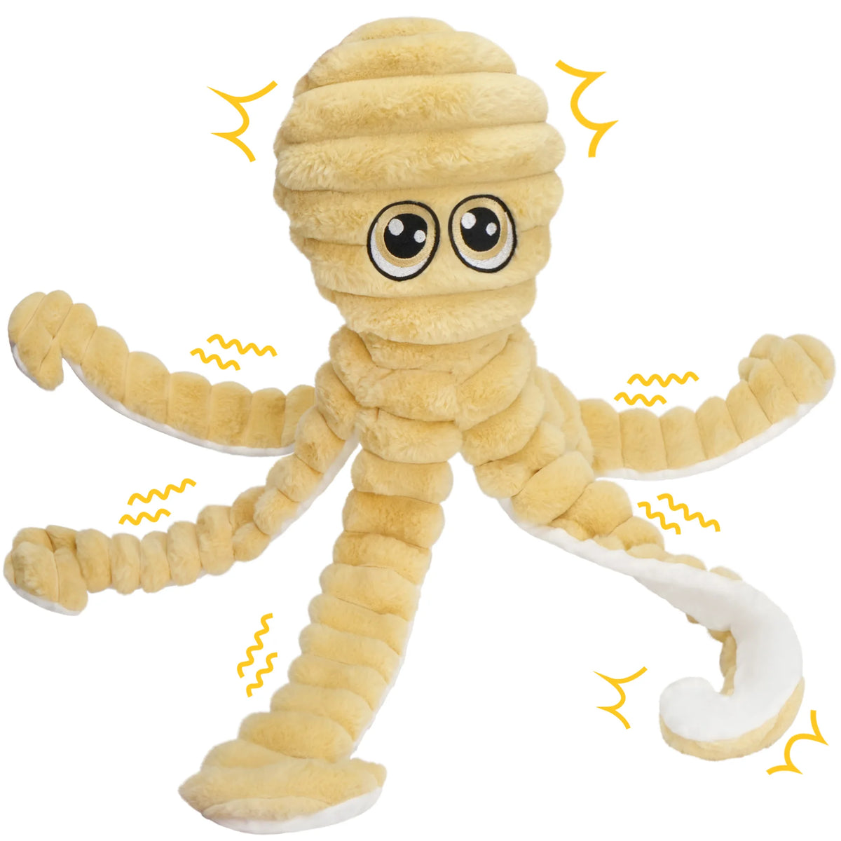 Octopus Squeaky Plush Chew Toy For Dogs Interactive Teeth Grinding