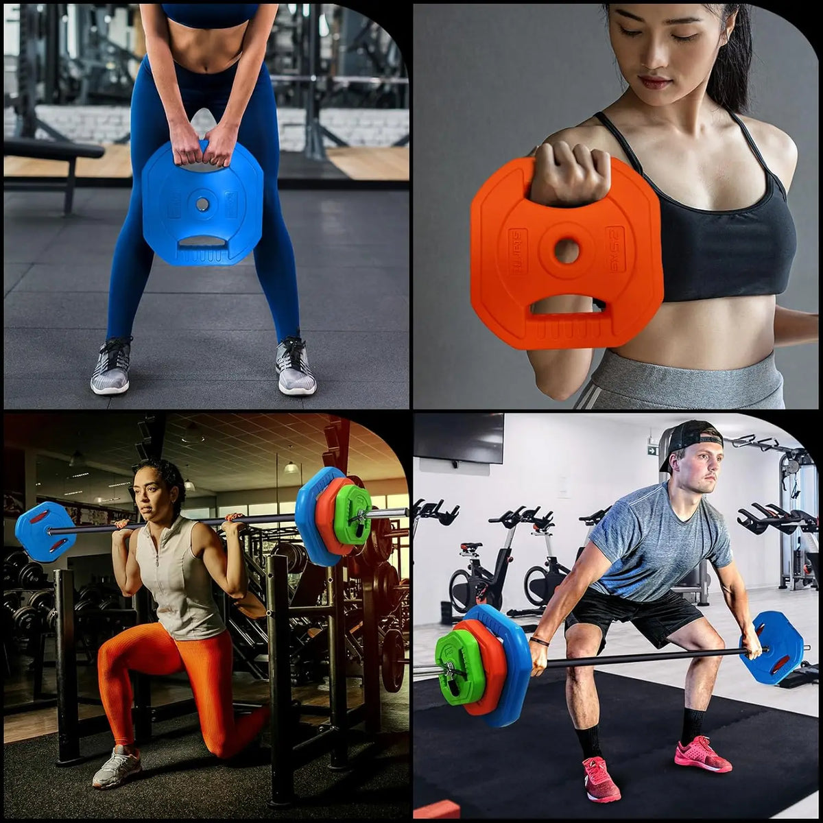 Twister.Ck Adjustable Barbell Free Weights Set for Home Gym