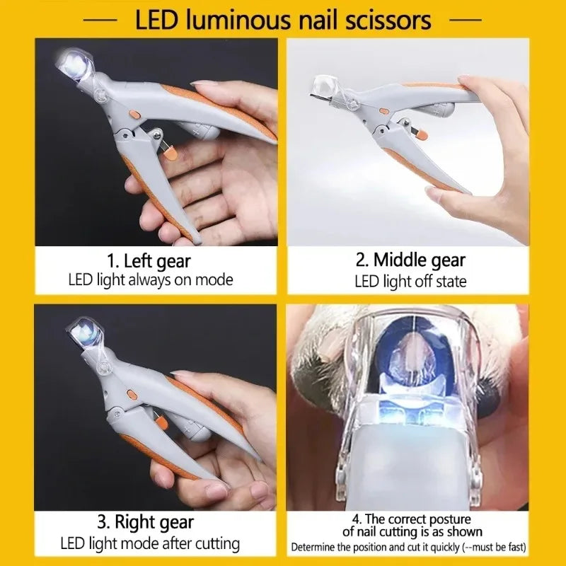 Lism Portable Led Nail Trimmer For Dogs And Cats