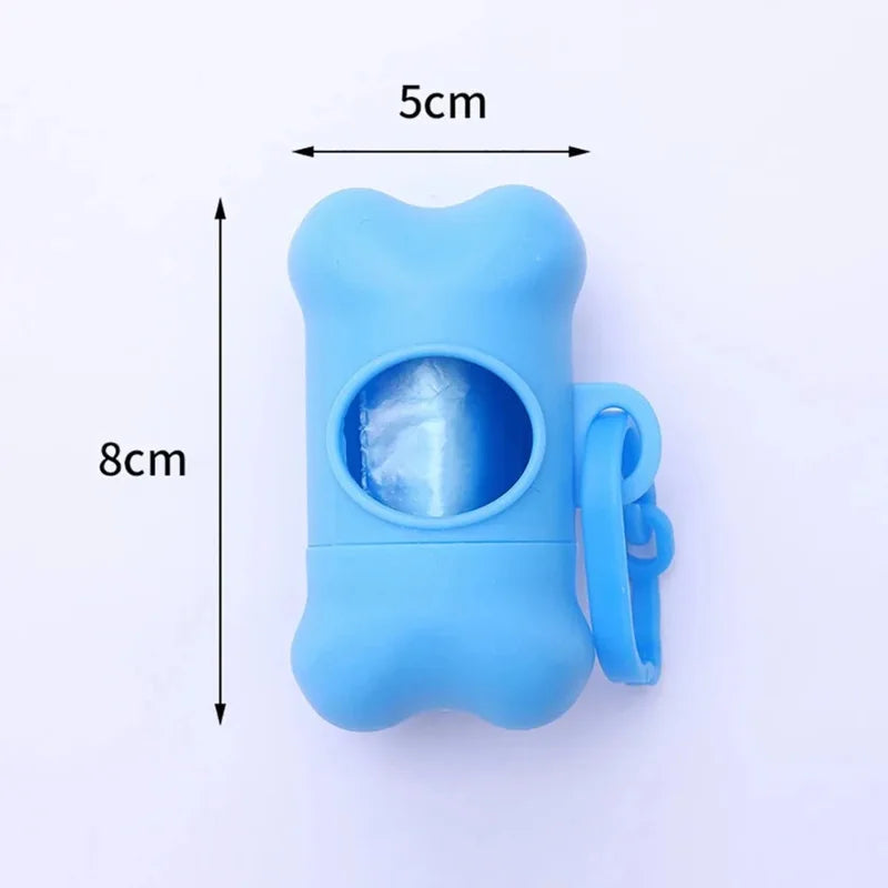 Bone Shaped Portable Dog Waste Bag Dispenser For Daily Walks