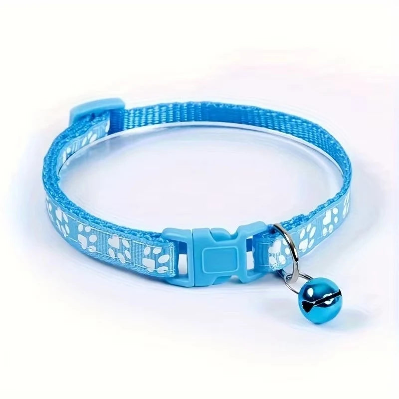 Premium Adjustable Cat Collar With Soft Ribbon And Bell