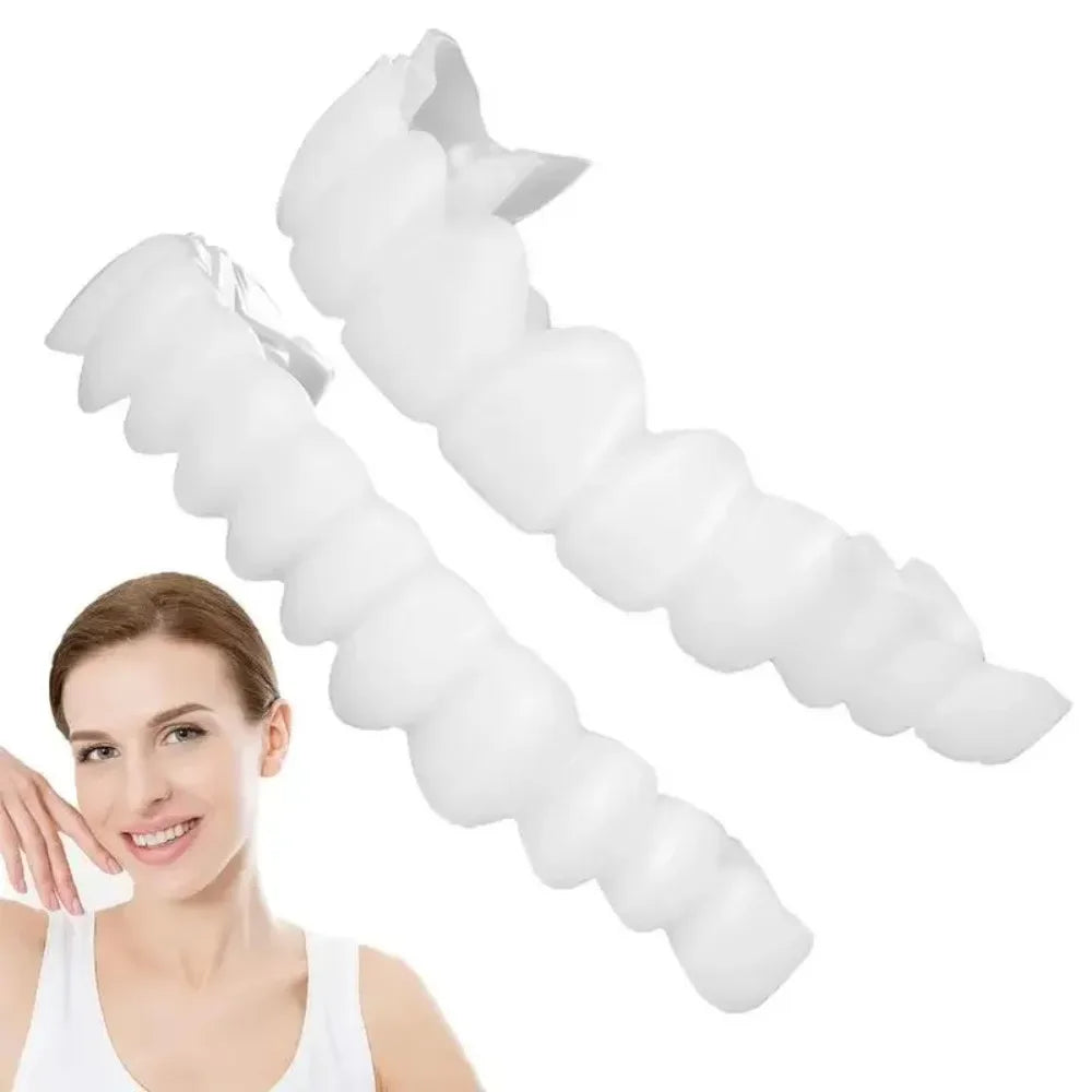 Temporary Snap On Veneers for Upper and Lower Teeth