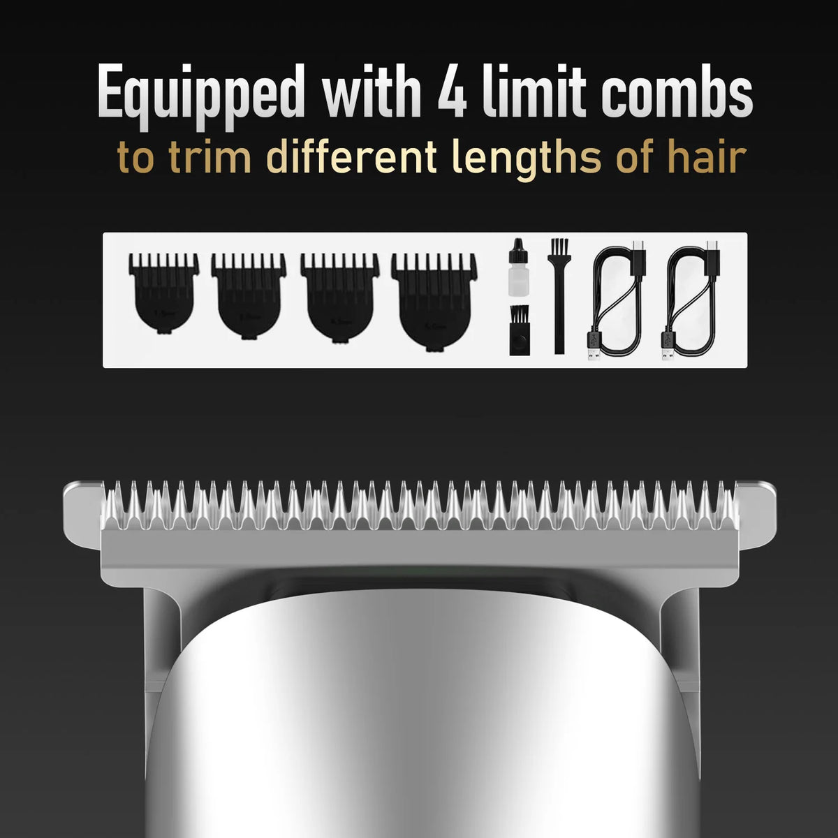 Waterproof Cordless Electric Shaver For Men And Precision Beard Trimmer