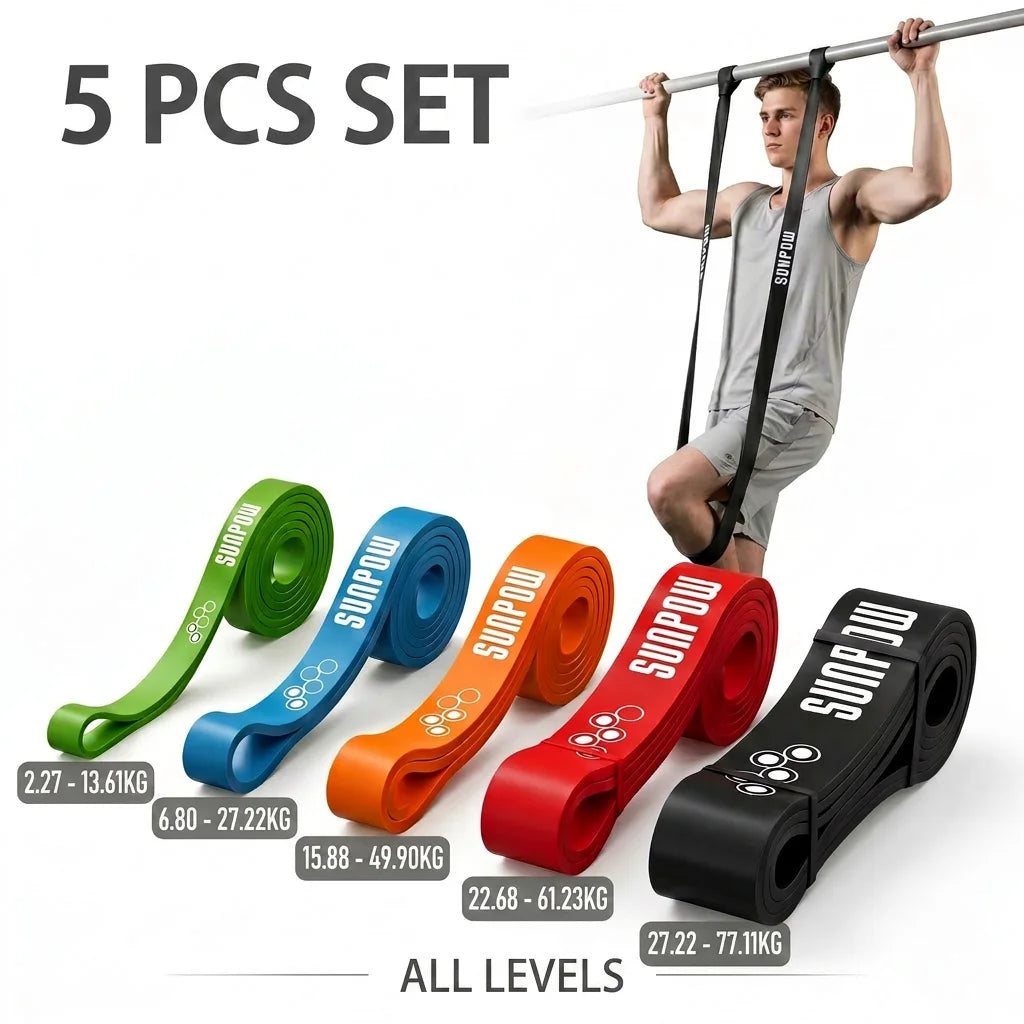 Sunpow Heavy Duty Natural Latex Pull Up Assistance Bands