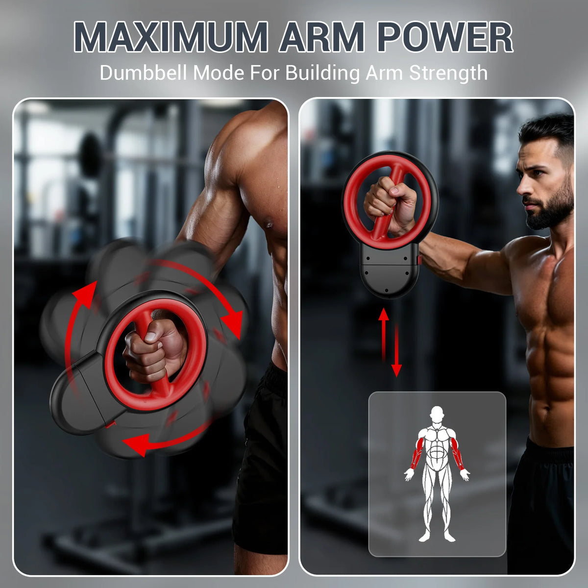 Three In One Portable Upper Body And Forearm Strength Trainer