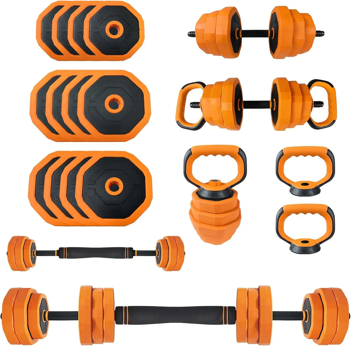 4-in-1 Adjustable Dumbbell Set for Home Gym Strength Training