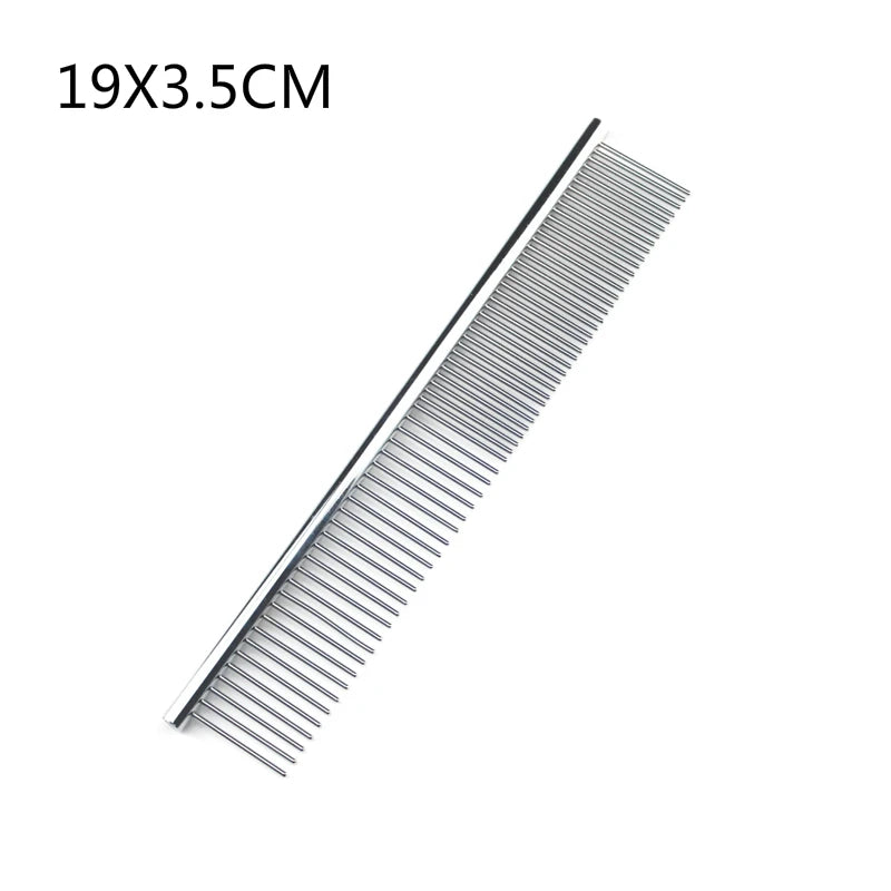 Stainless Steel Dog Comb For Removing Long Thick Pet Fur