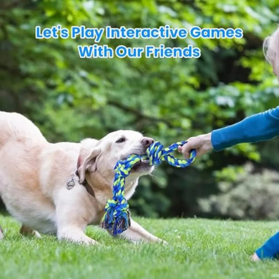 Heavy Duty Dog Nylon Rope Teeth Cleaning Tug Of War