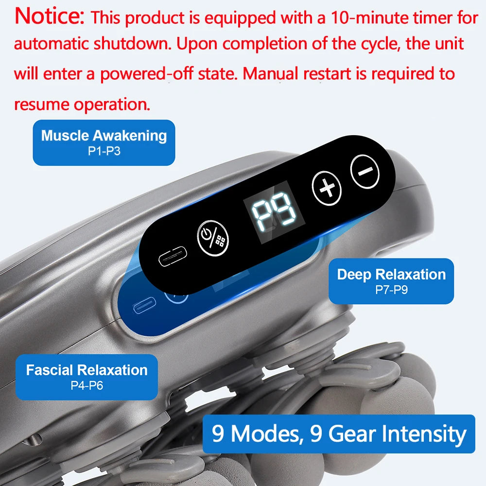 Foreverlily 22 Head Fascia Gun Professional Body Massager