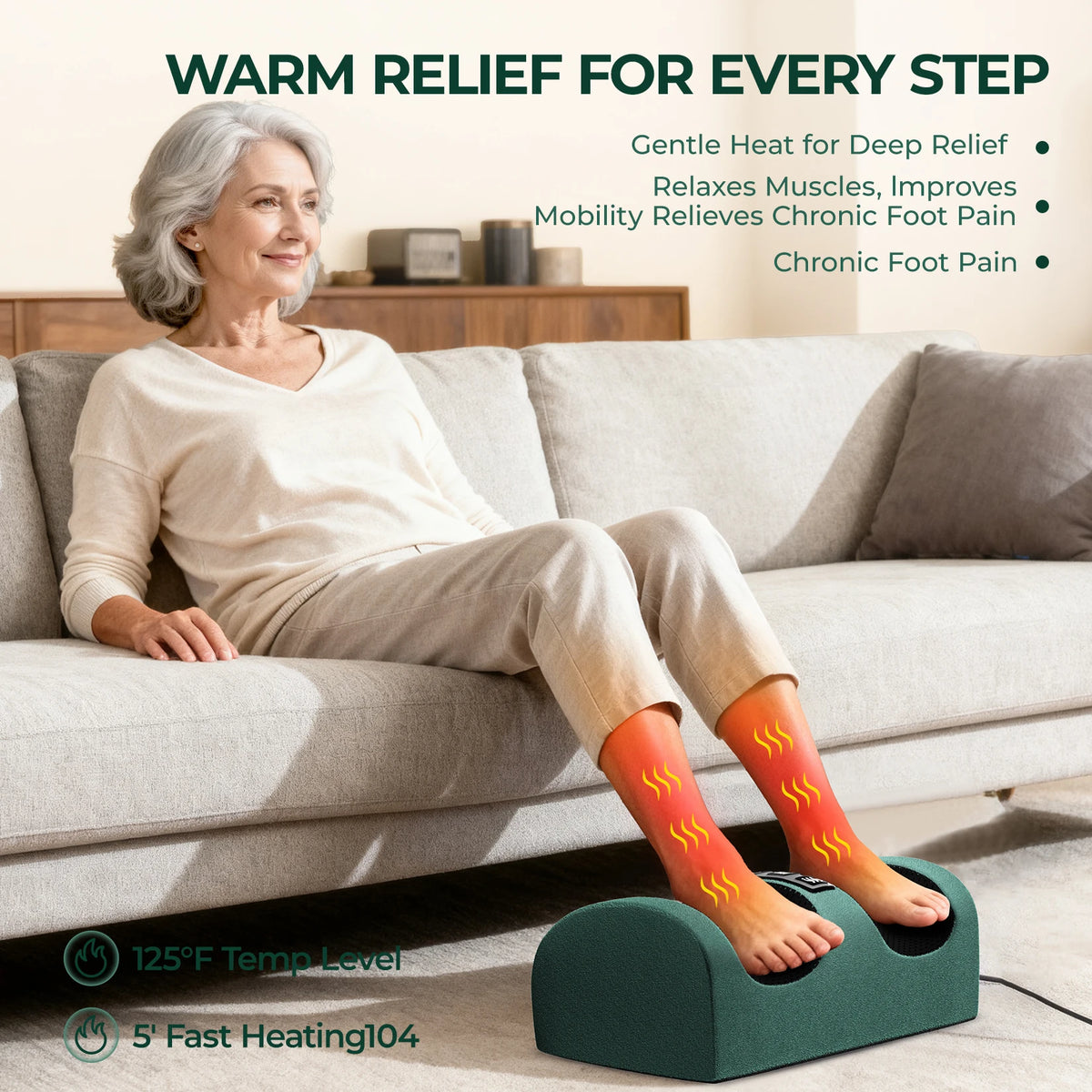 HIMOUTA Full Body Massage Mat With Heat And Vibration