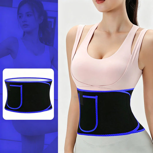Microfiber Waist Trimmer Belt With Phone Pocket For Fitness
