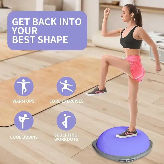 Professional Non Slip Balance Trainer Ball For Home Core Stability
