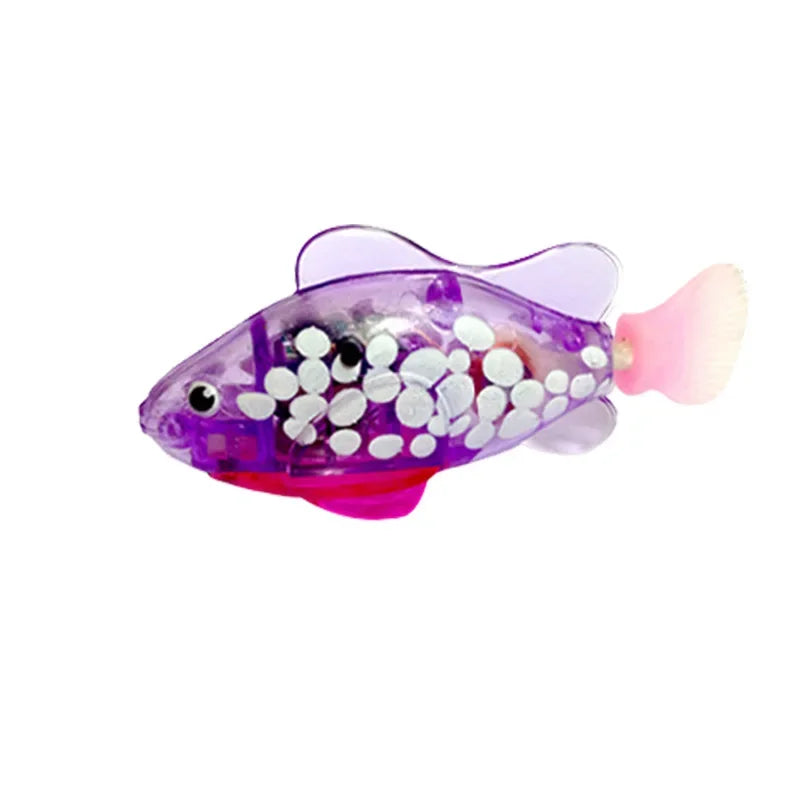 LED Interactive Cat Toy Swimming Robot Fish Stimulates Hunter Instincts