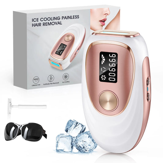 Totmizby Portable IPL Ice Cooling Laser Hair Removal Device
