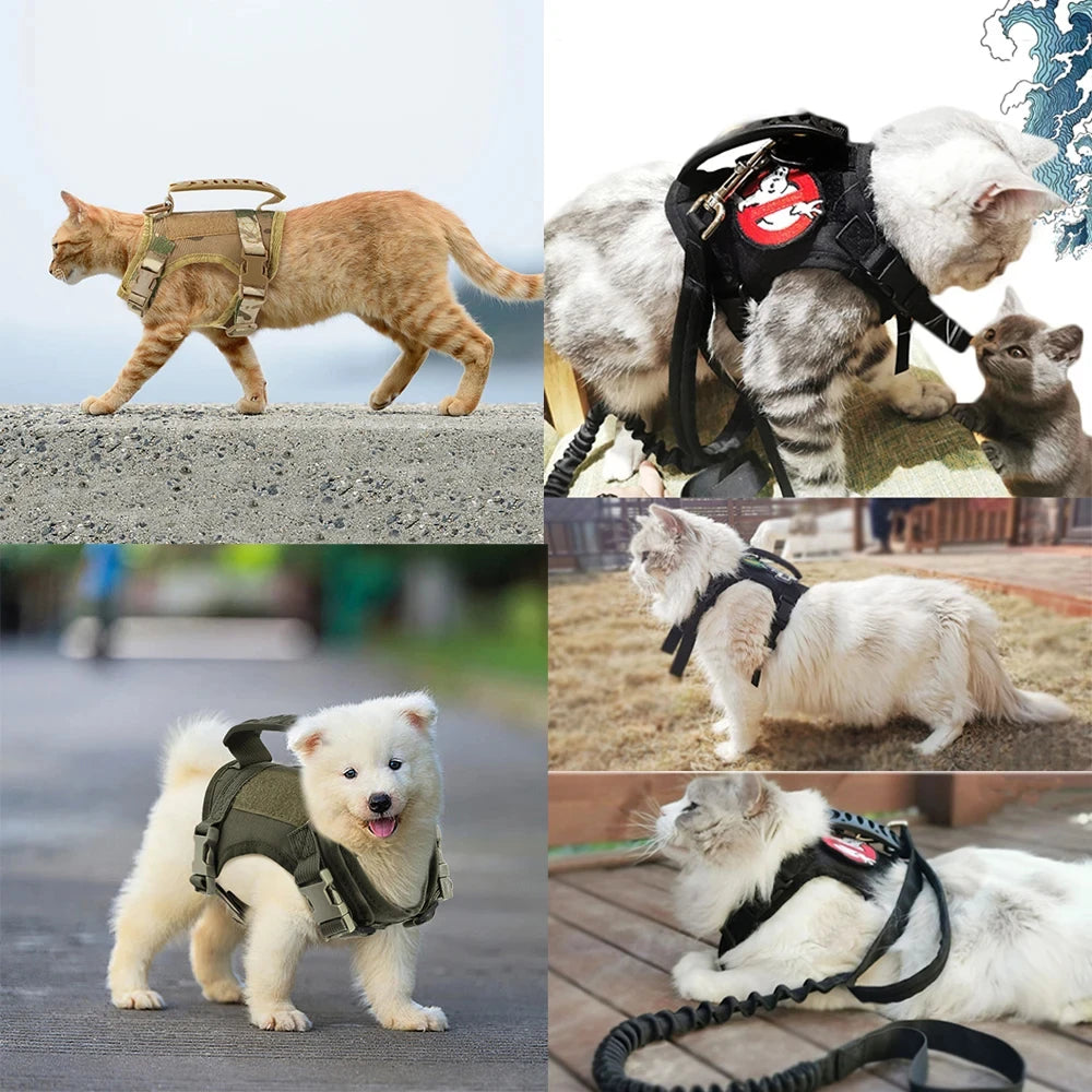 Petravel Breathable Mesh Escape Proof Cat Tactical Vest