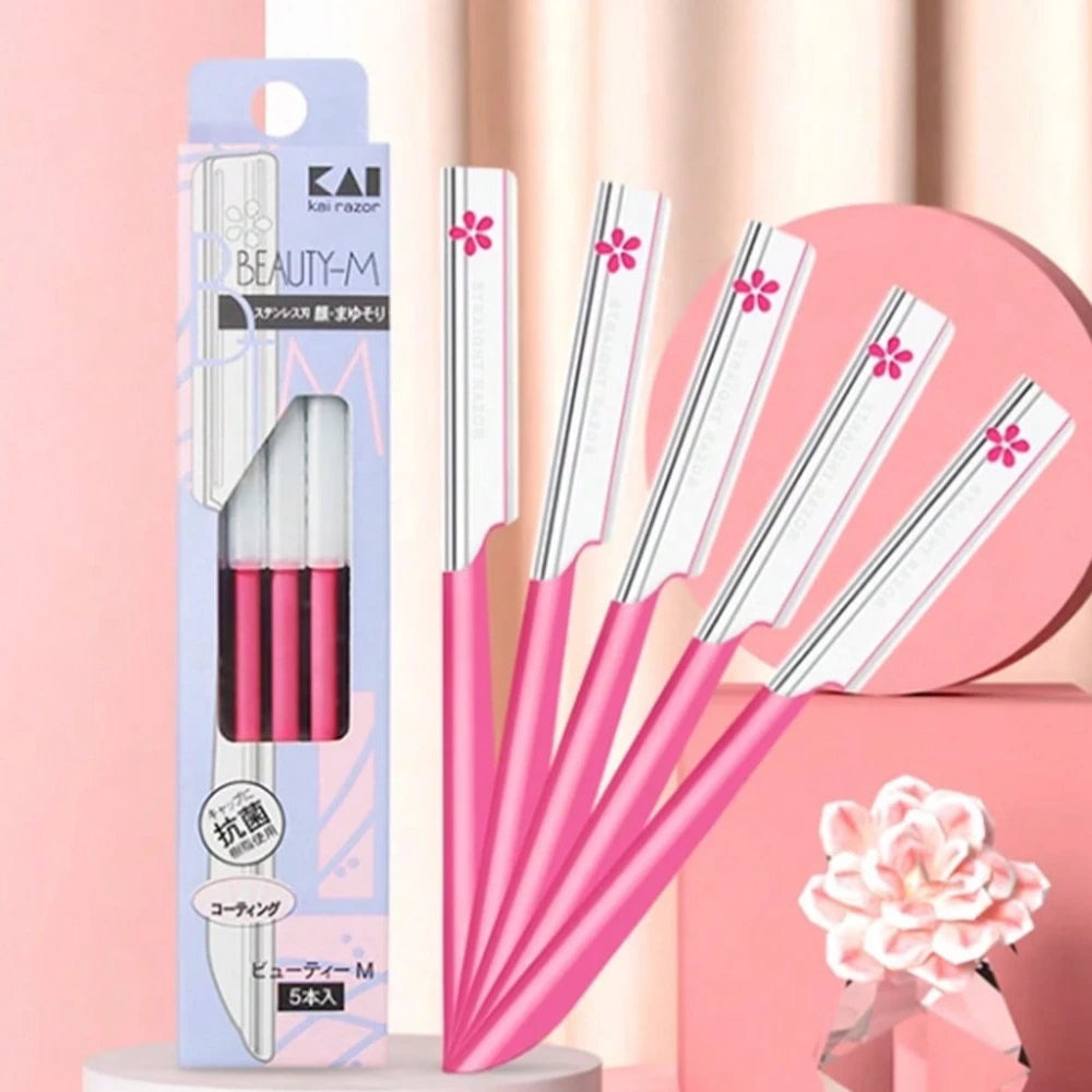 Professional Stainless Steel Eyebrow Trimmer for Smooth Grooming