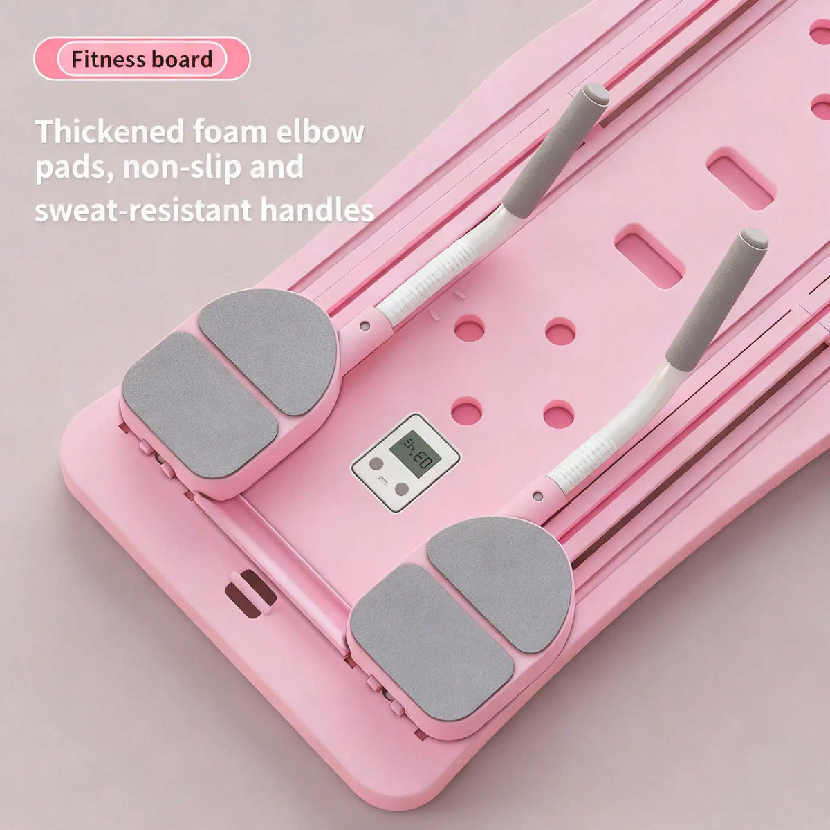Foldable Pilates Sliding Board With Resistance Bands For Full Body Training