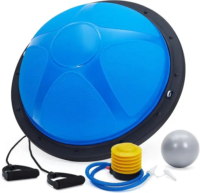 Non Slip Half Exercise Ball For Stability And Yoga Fitness