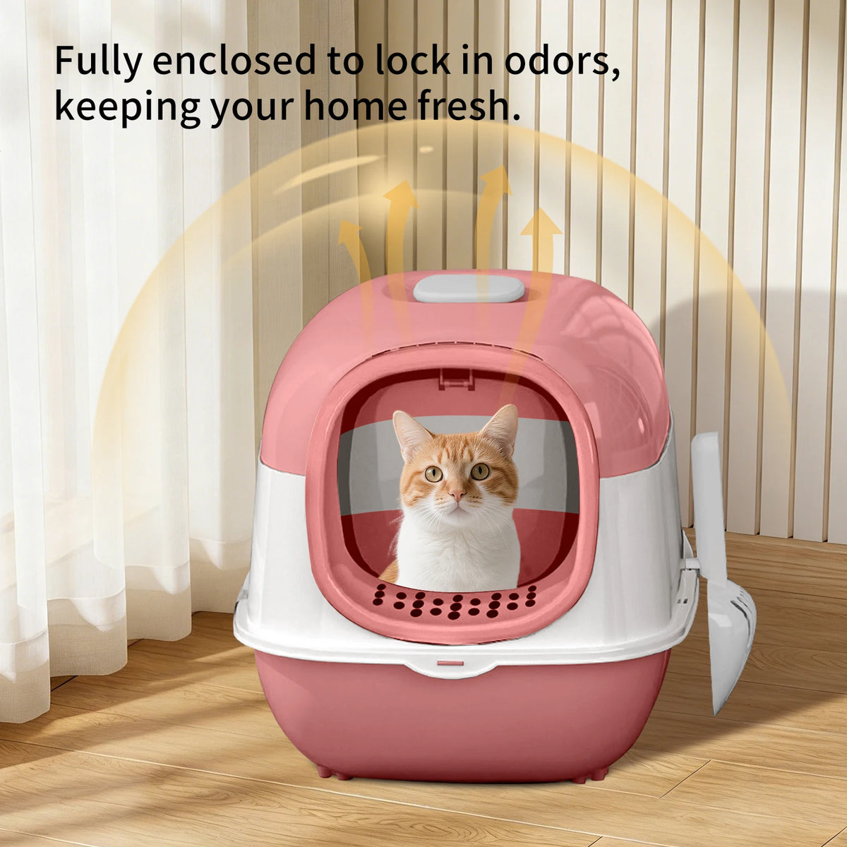Dual Mode Extra Large Switchable Cat Litter Box For Multi Cats
