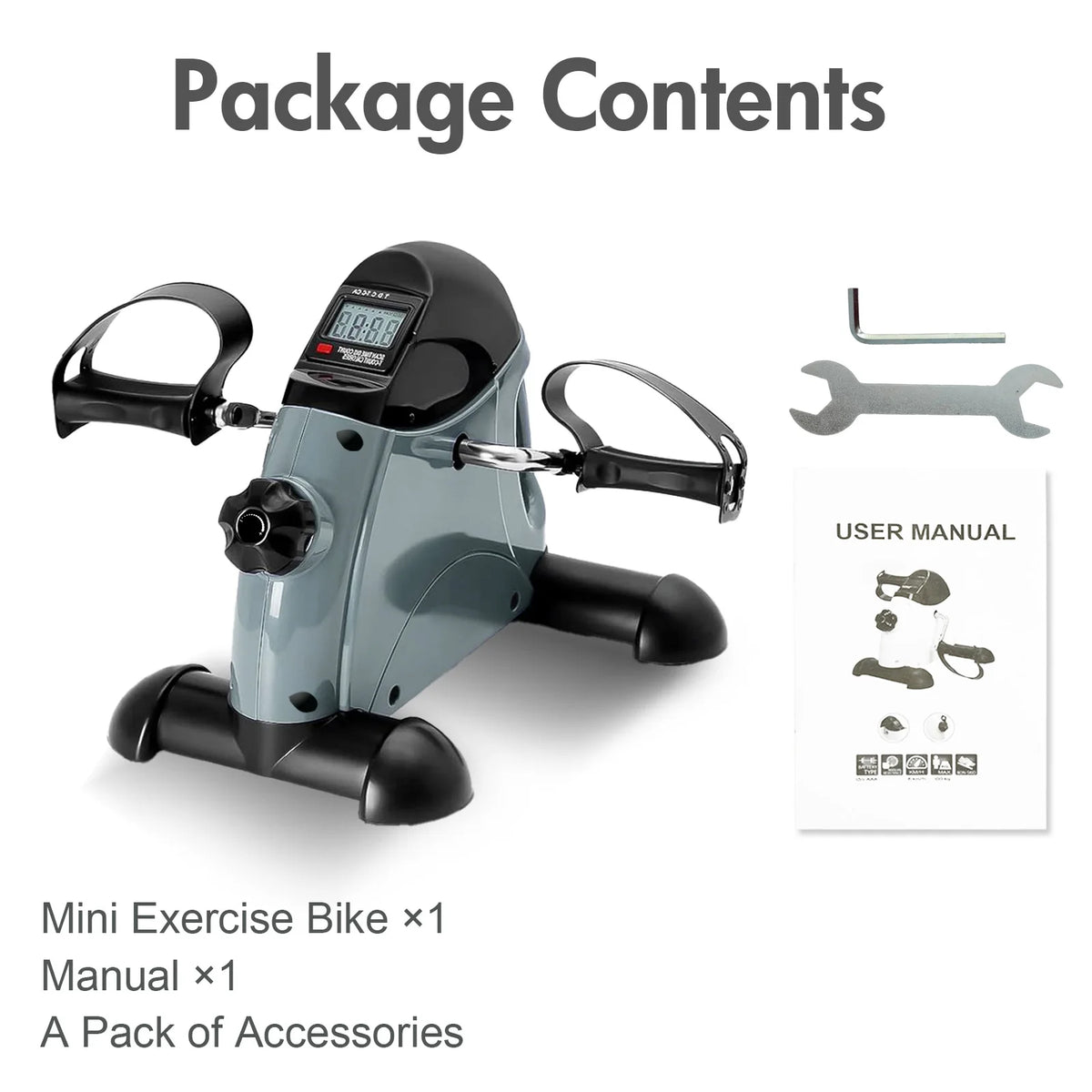 Mini Under Desk Motorized Pedal Exerciser With Display