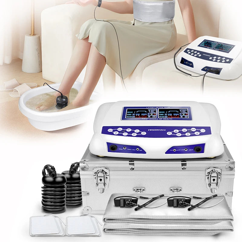 Dual Detoxify Ionic Foot Bath With Infrared Body Massage
