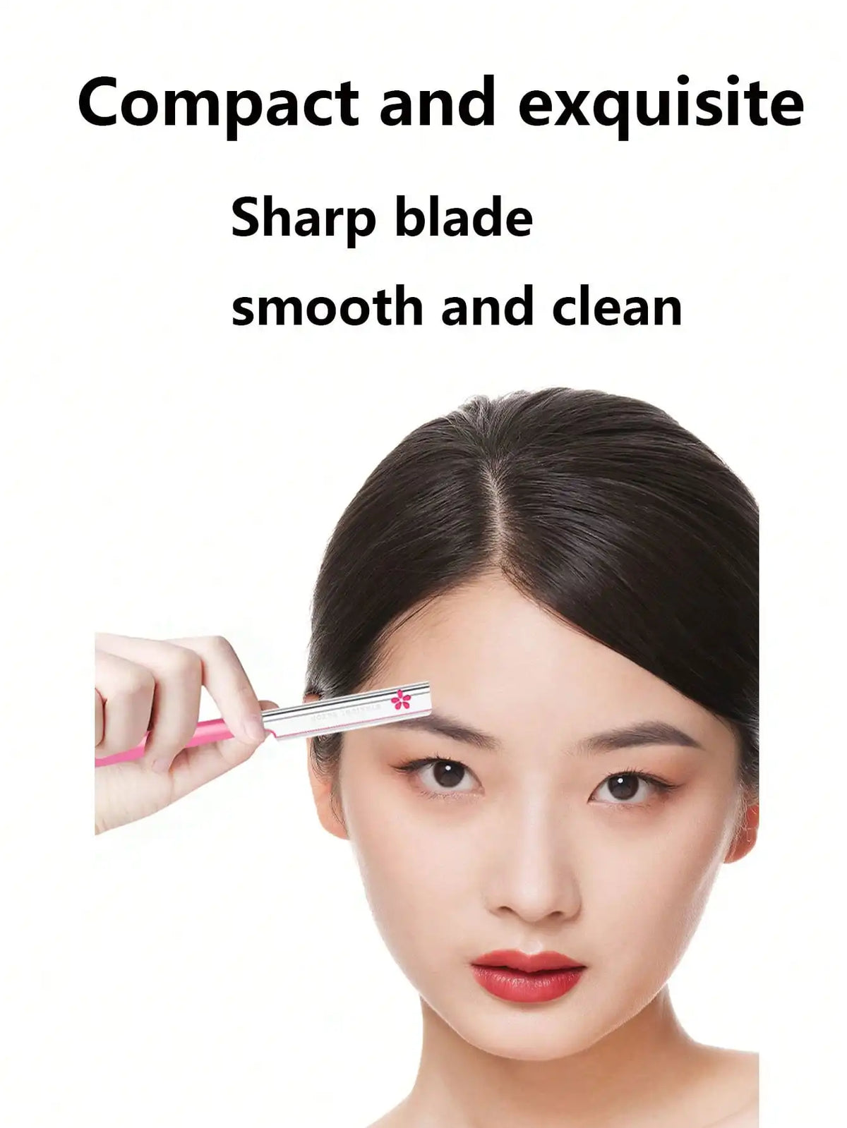 Professional Stainless Steel Eyebrow Trimmer for Smooth Grooming